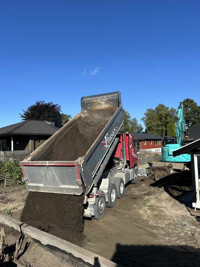 Massetransport og riving