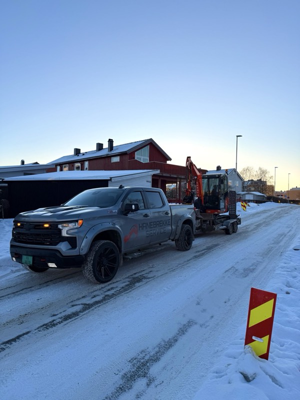Massetransport og riving prosjekt 4 - Hanebrekke Service